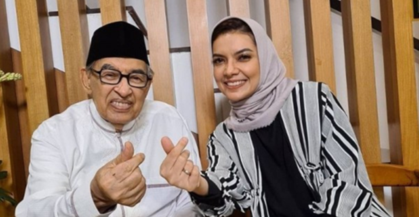 Prof M Quraish Shihab dan Najwa Shihab, putrinya. (Foto: Istimewa)