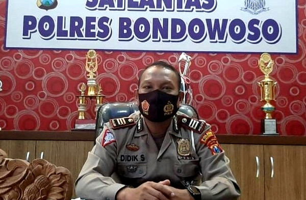 Kasatlantas Polres Bondowoso AKP Didik Sugiarto. (foto: guido/ngopibareng.id)