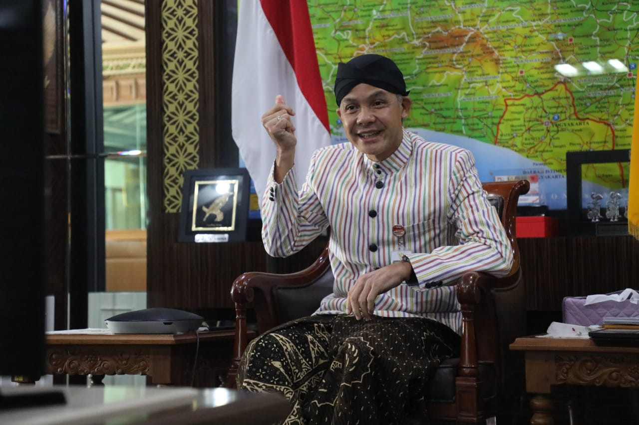 Ganjar bentuk tim pengawas Tunjangan Hari Raya (THR) buruh. (Foto: Dok Jateng)