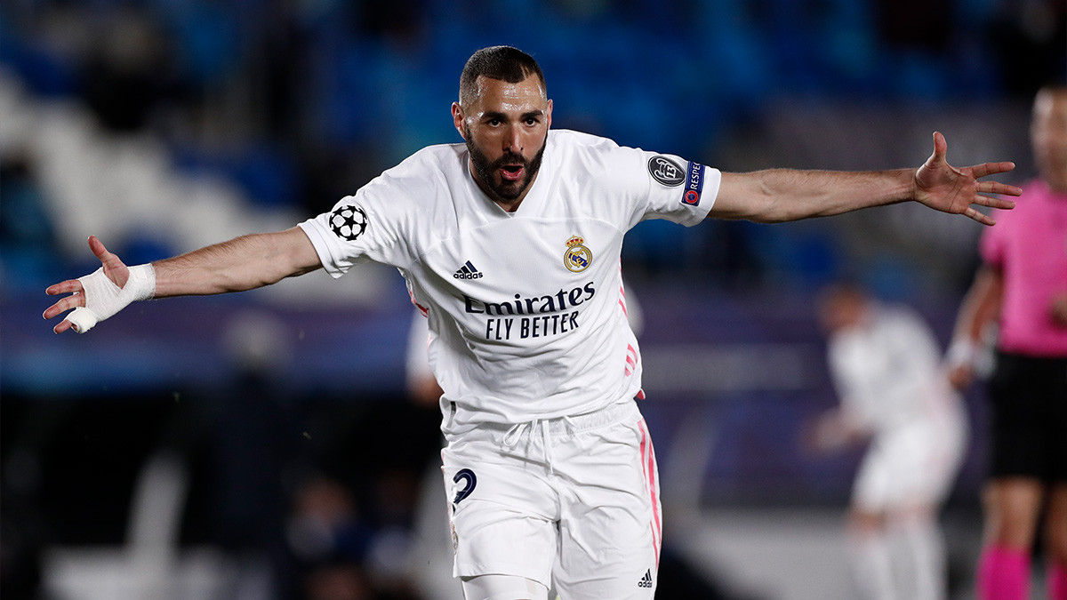 Real Madrid memiliki Karim Benzema yang bisa diandalkan untuk membobol gawang Sevilla. (Foto: Twitter/@realmadrid)