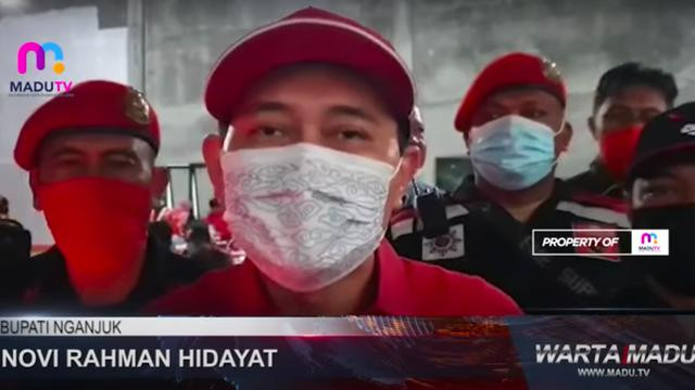 Pengakuan Novi Rahman Hidayat sebagai kader PDIP ditayangkan MaduTV. (Foto: Istimewa)