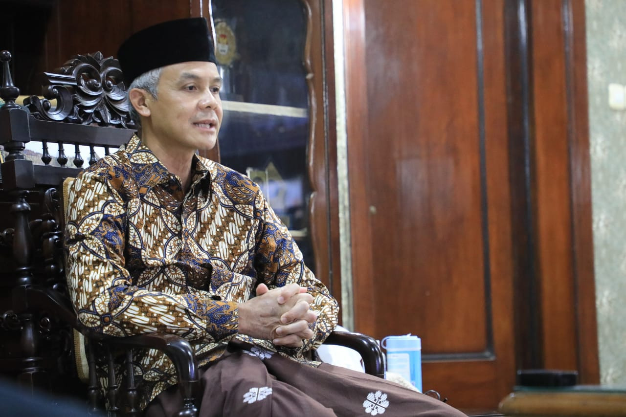 Gubernur Ganjar Pranowo tegaskan pengusaha komitmen bayar THR buruh. (Foto: Dok Prov Jateng)