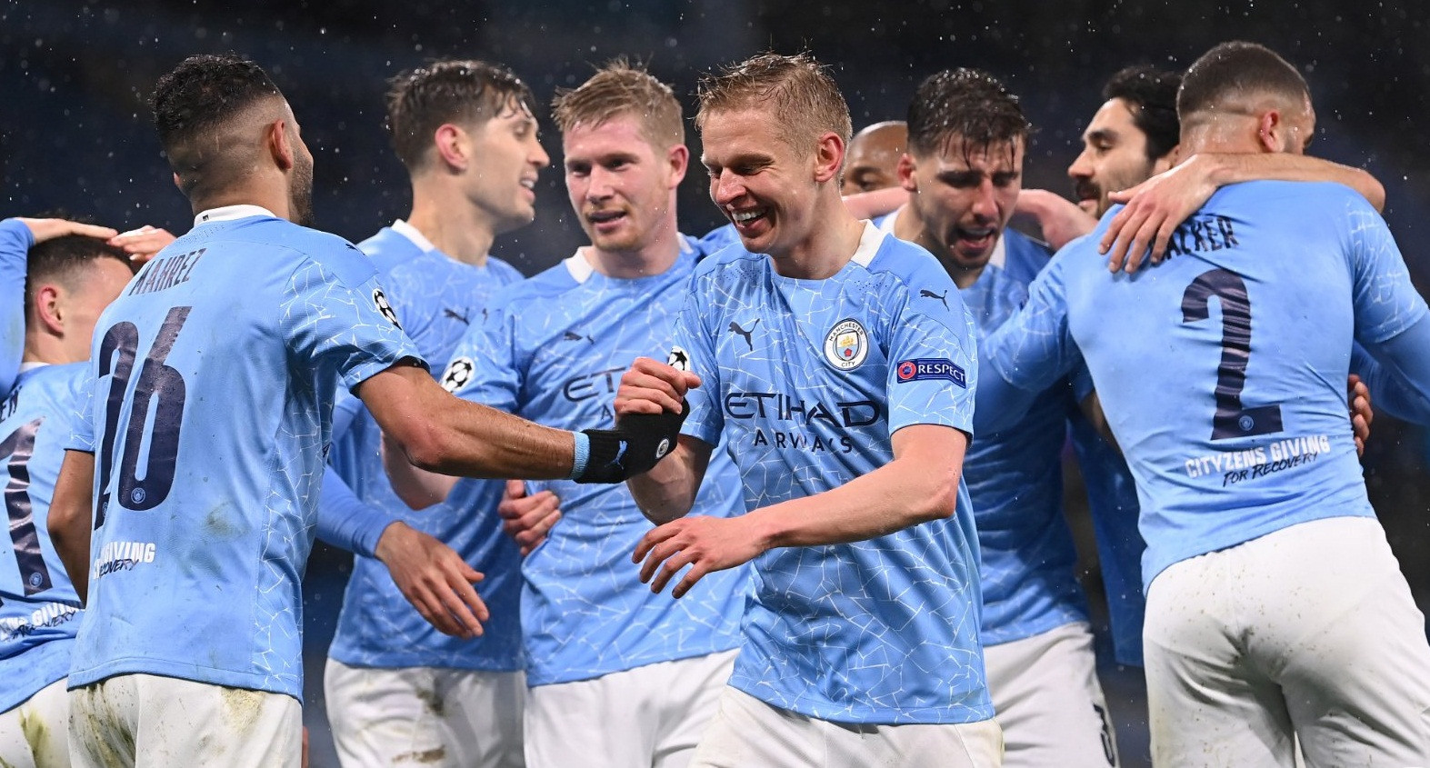 Manchester City akhirnya dinobatkan sebagai juara setelah Manchester United tumbang 1-3 dari Leicester City, Rabu 12 Mei 2021. (Foto: Twitter/@ManCity)