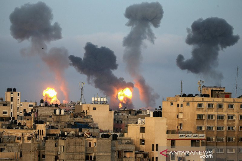 Serangan meningkat di Gaza, menewaskan warga Palestina. (Foto: Istimewa)