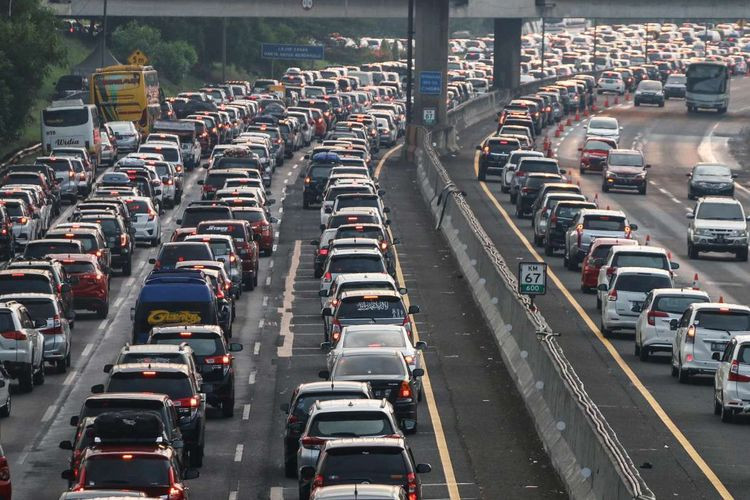 Arus mudik Lebaran ke Jakarta. (Foto: Istimewa)