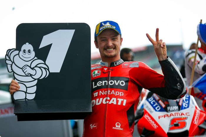 Jack Miller juara MotoGP Prancis di Sirkuit Le Mans, Minggu 16 Mei 2021. (Foto: Twitter @motoGP)