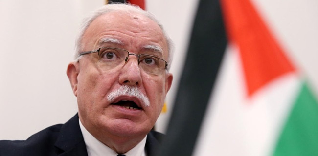 Menteri Luar Negeri Palestina, Riyad al-Maliki, sebut serangan Israel sebagai kejahatan perang. (Foto: reuters)