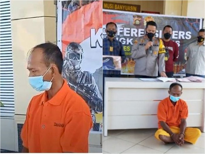 Ardi bin Amir Hamsah saat ditangkap polisi. (Foto: Istimewa)