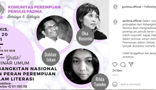 Seminar yang diselenggarakan Perlima untuk memperingati Harkitnas. (Foto: istimewa)