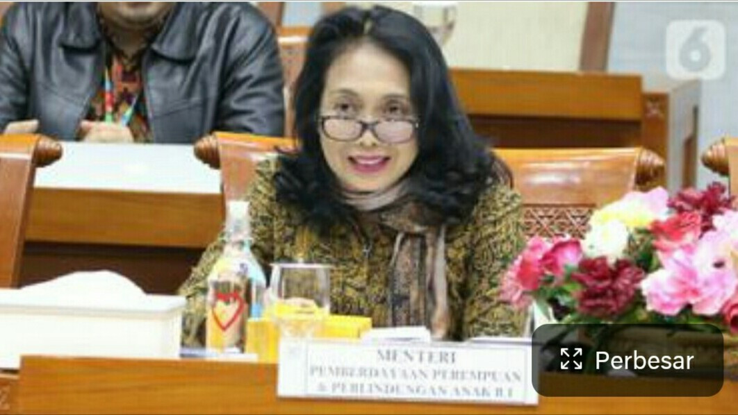 Menteri PPPA I Gusti Ayu Bintang Darmawsti Puspayoga ( foto:: istimewa )