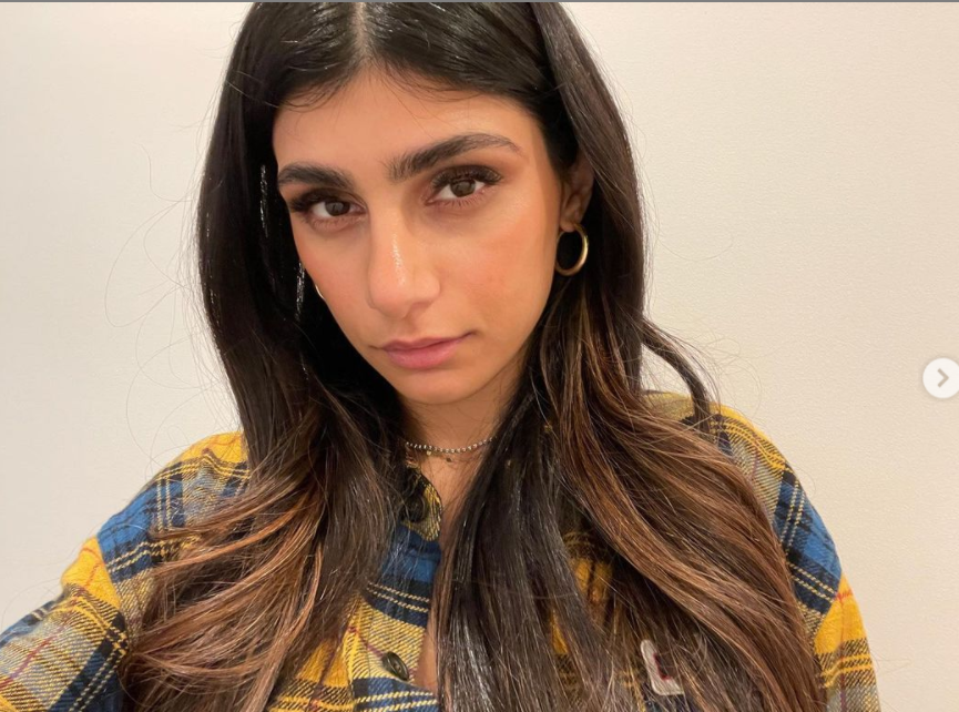 Mia Khalifa, eks bintang porno memberikan dukungan pada Palestina dan memberikan pujian pada Bella Hadid. (Foto: Instagram)