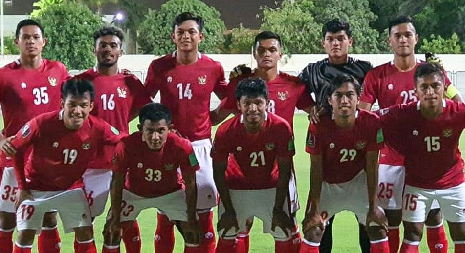 Starter Timnas Indonesia saat lawan Afghanistan.(Foto: PSSI)