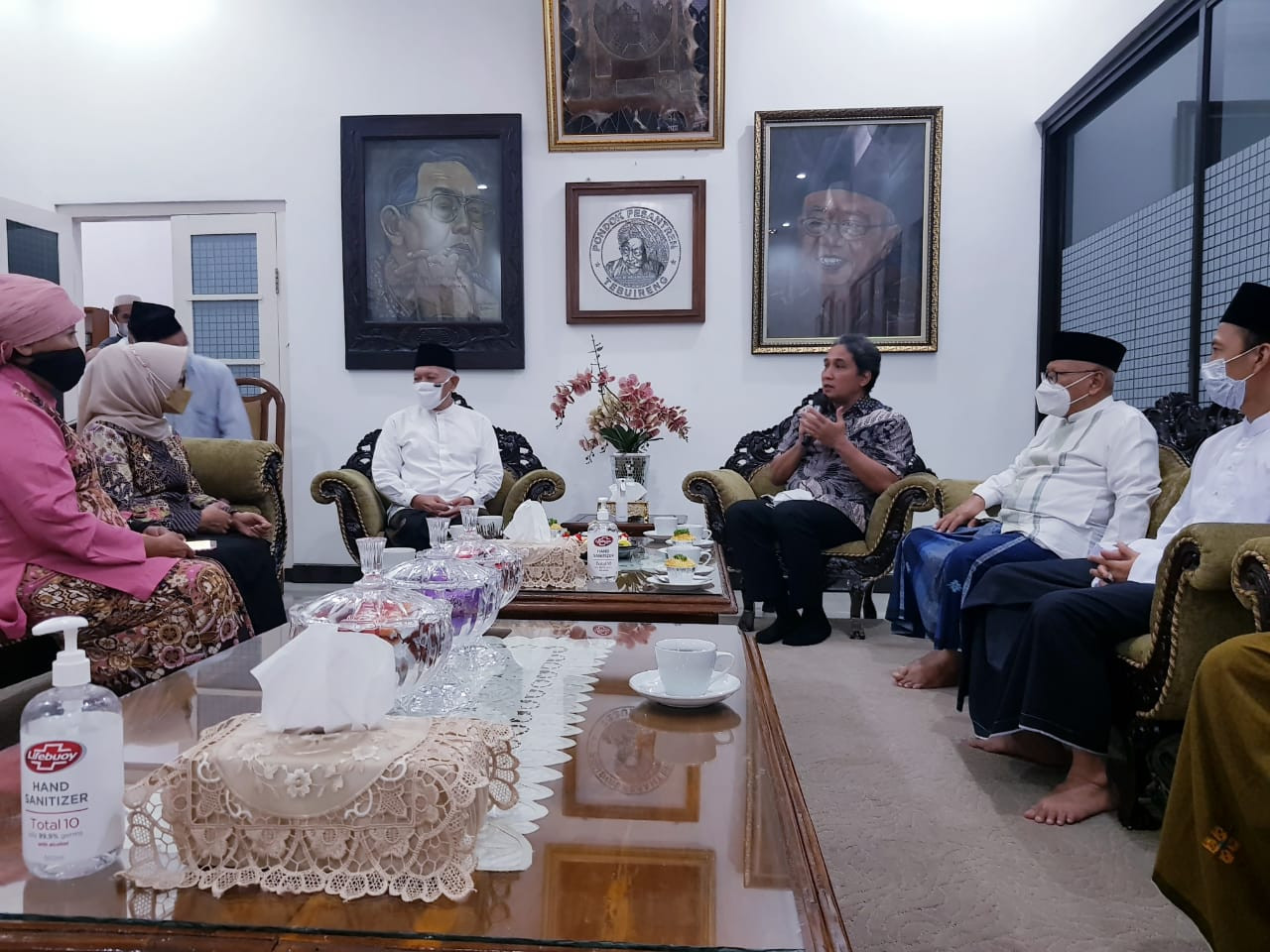 Kunjungan Dirjen Kebudayaan Kementerian Pendidikan dan Kebudayaan Hilmar Farid di Pondok Pesantren Tebuireng beberapa hari lalu. (Foto: Istimewa)