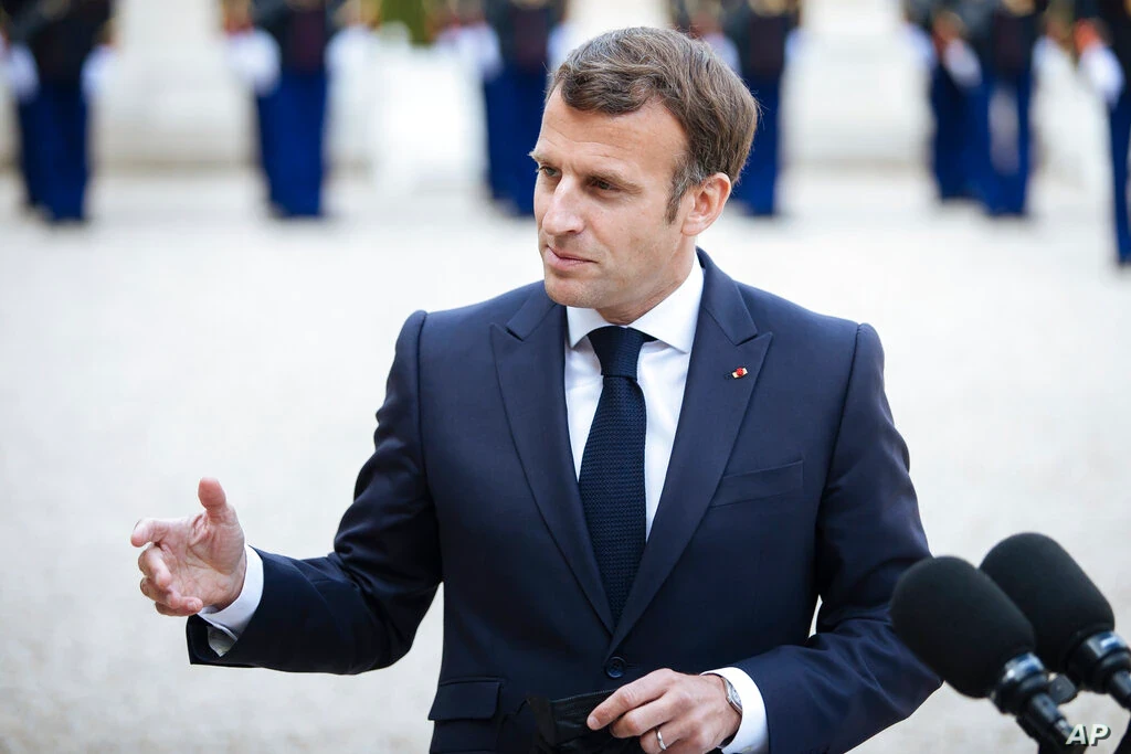 Presiden Prancis, Emmanuel Macron di Rwanda (Foto: Istimewa)