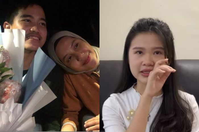 Pose mesra Kaesang Pangarep dan Nadya Arifta vs tangisan Felicia Tissu dighosting selama lima tahun, tak jadi menikah dan mantan hilang tanpa kabar. (Foto: Kolase)