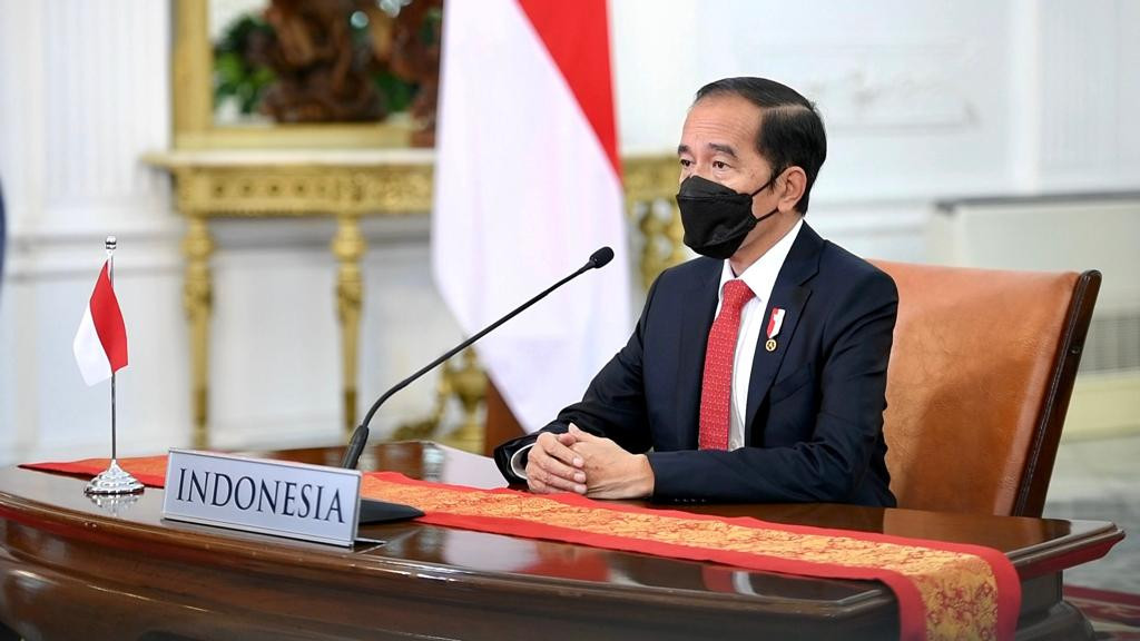 0residen RI Joko Widodo tentang pandemi dan perubahan iklim ( foto: Setpres)