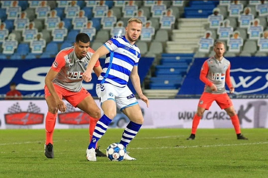 Melvin Platje ketika berseragam De Graafschap di kasta kedua Liga Belanda. (Foto: De Graafschap)