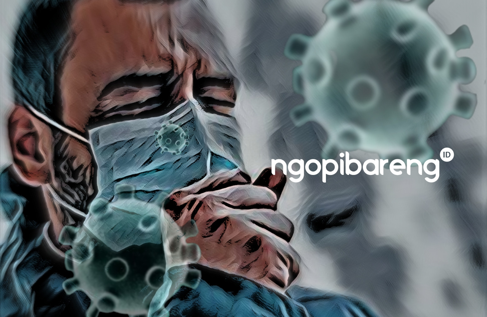 Ilustrasi penyebaran virus Covid-19. (Foto: dok.Ngopibareng.id)