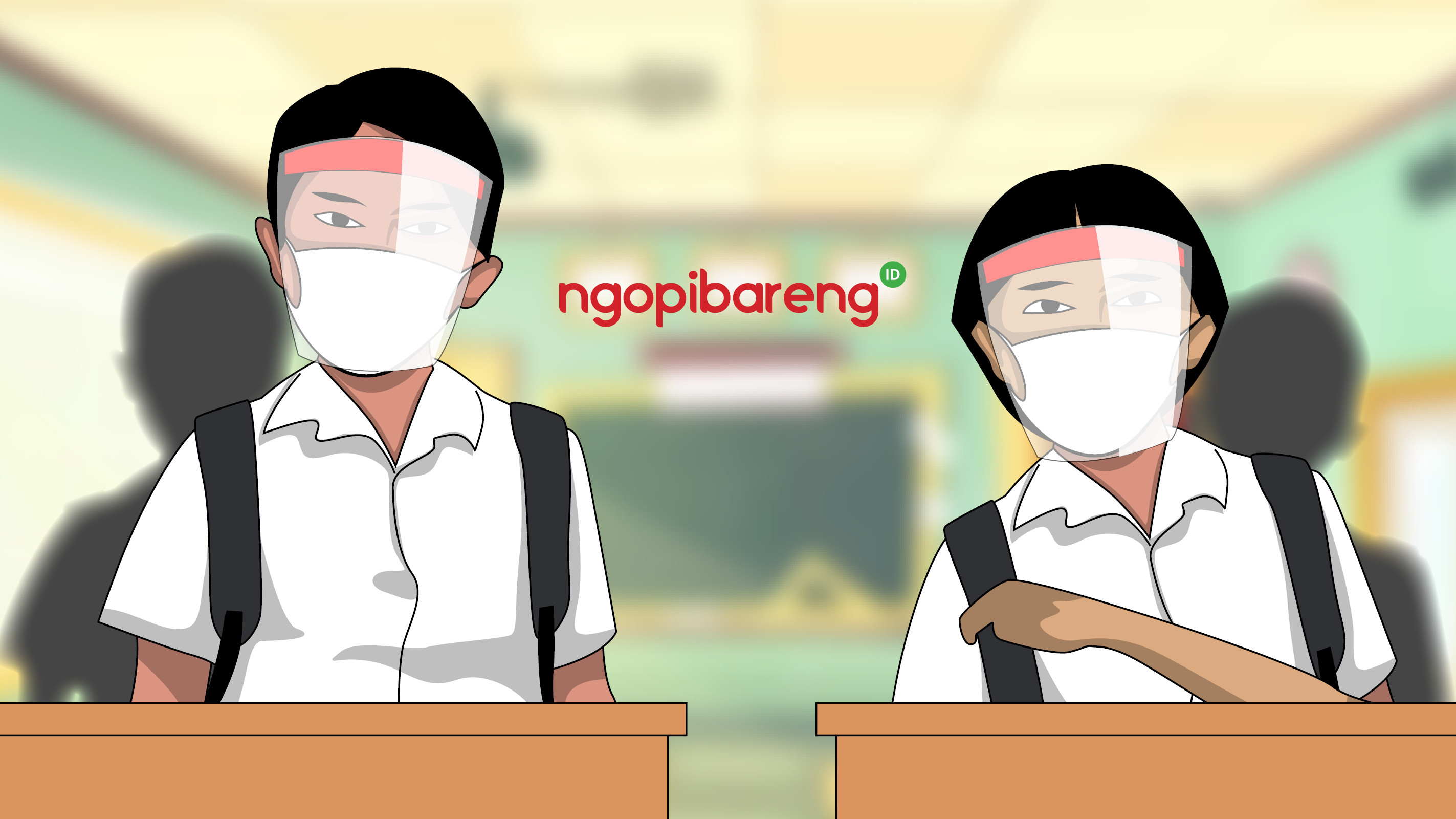 Sekolah yang melaksanakan uji coba pembelajaran tatap muka di Kabupaten Pasuruan, 99 persen siap. (Ilustrasi: Fa-Vidhi/Ngopibareng.id)