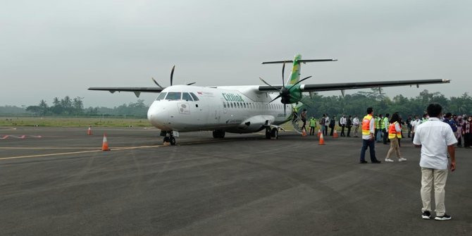 Presiden Jokowi tinjau bandara Jenderal Soedirman Purbalingga, Jawa Tengah.(Foto: Setpres)