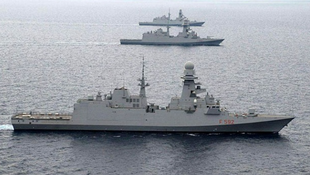 Kapal frigate baru kelas FREMM ukuran 144,6 meter dengan bobot 6.700 ton. (Foto: Website fincantieri)