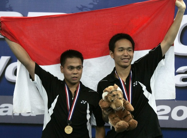 Mantan pasangan ganda putra Markis Kido dan Hendra Setiawan. (Foto: Instagram)