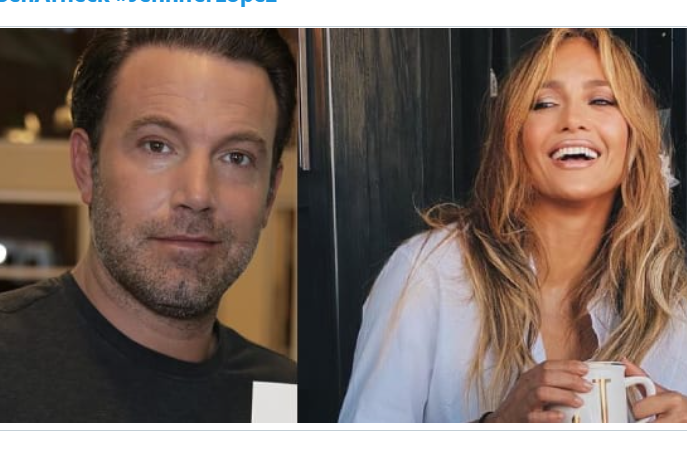 Jennifer Lopez dan Ben Affleck terlihat berciuman dan dikabarkan sedang CLBK. (Foto: Twitter)