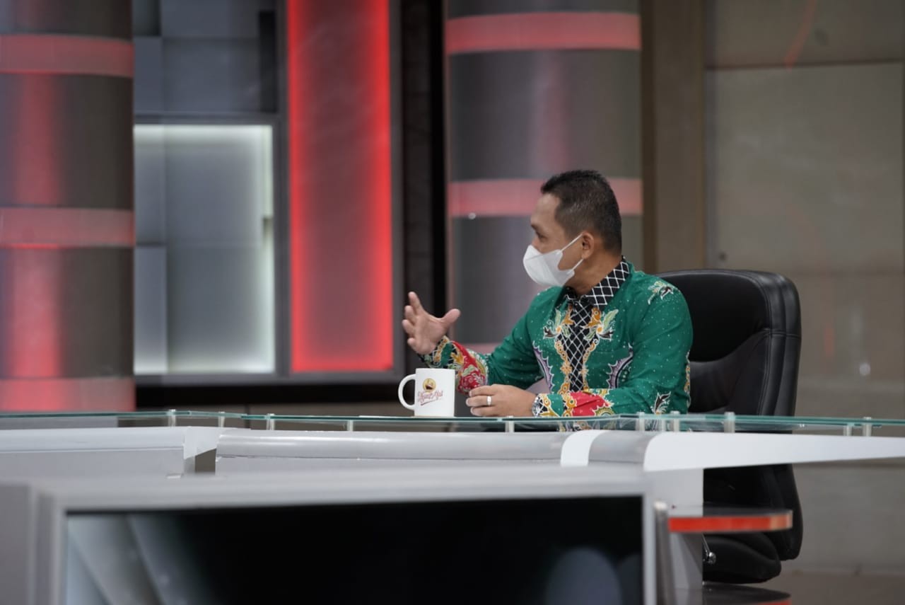 Bupati Lumajang, Thoriqul Haq di Program Mata Najwa Trans 7 (Foto : Humas-KominfoLumajang)