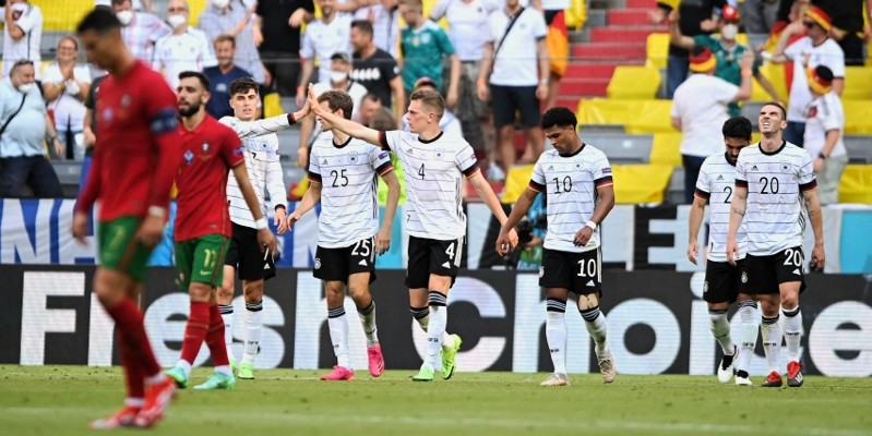 Pertandingan grup F Euro 2020 antara Jerman vs Portugal. (Foto: UEFA)