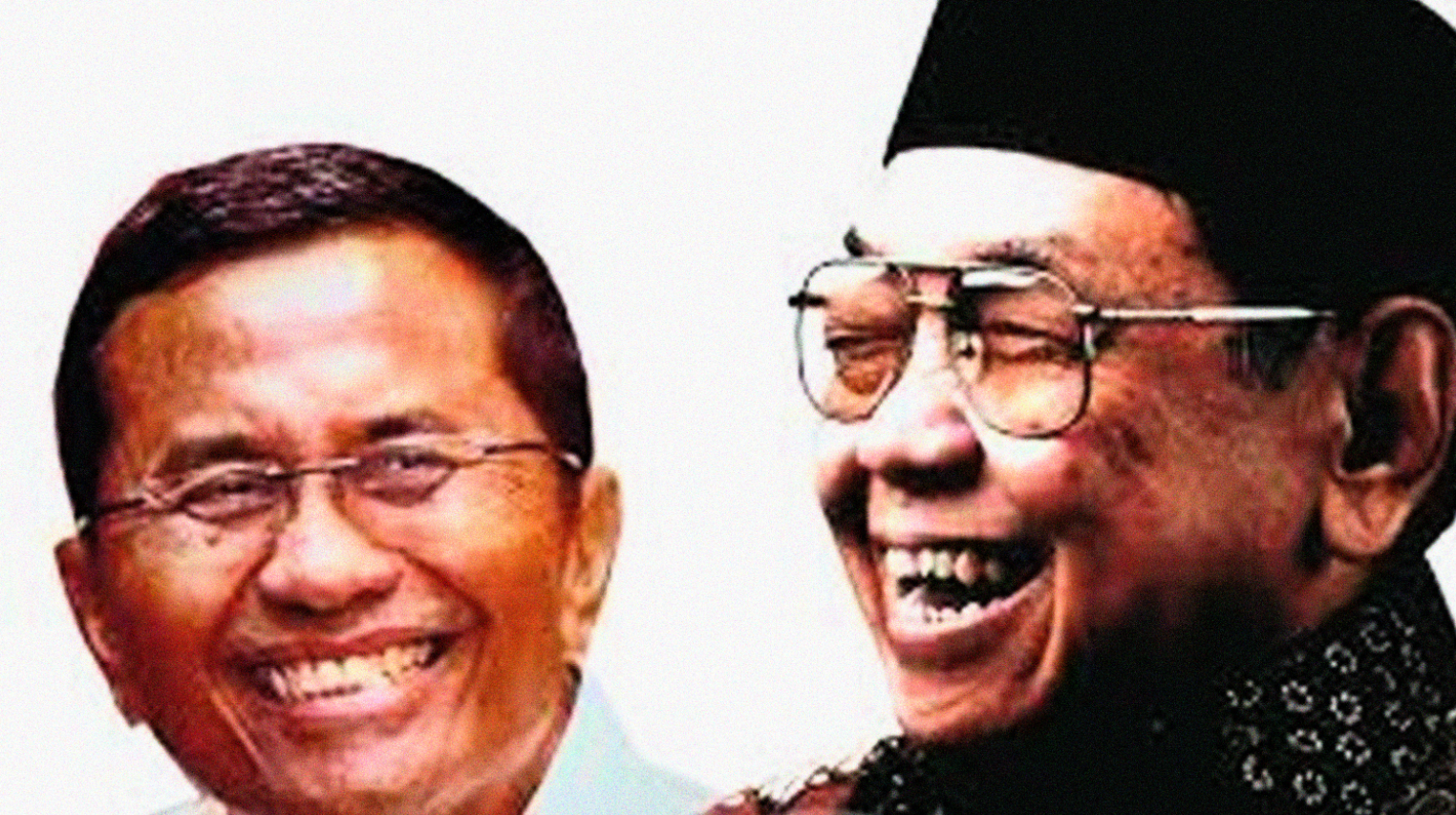 Gus Dur dan Dahlan Iskan. (Ilustrasi)