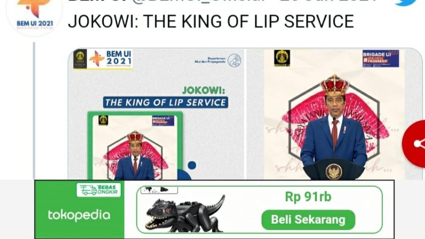 Kritikan BEM UI berbuntut pemanggilan