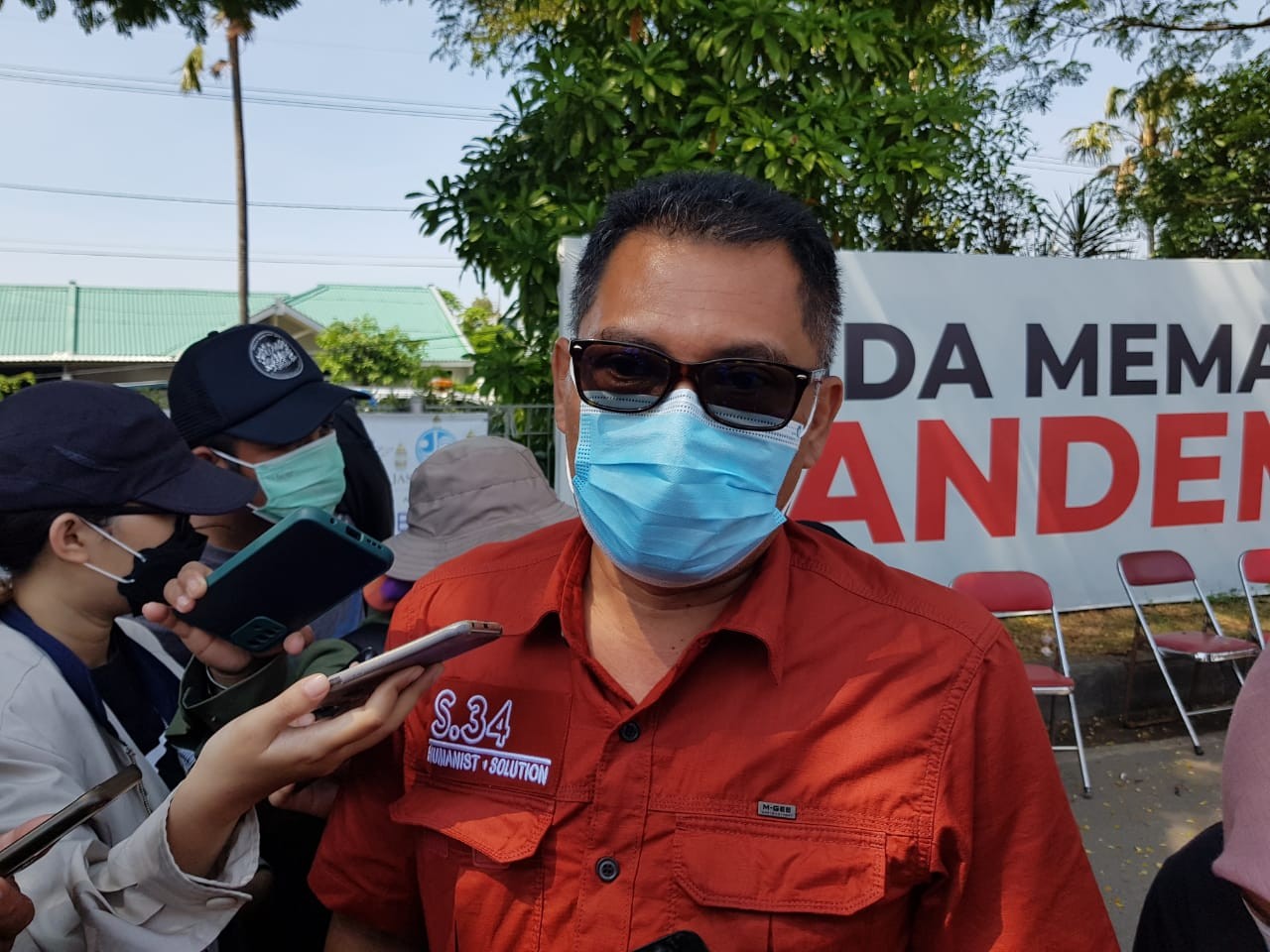 Kasatpol PP Surabaya, Eddy Christijanto. (Foto: Fariz Yarbo/Ngopibareng.id)