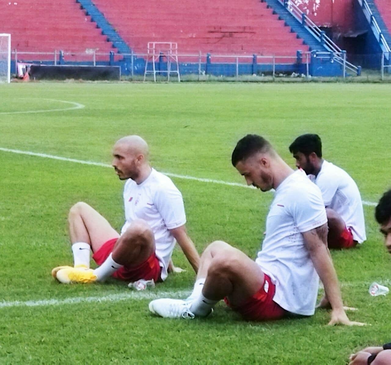 Arthur Felix Silva pemain asal Brazil berlatih di Persik Kediri. (Foto: Fendhy Plesmana/Ngopibareng.id)