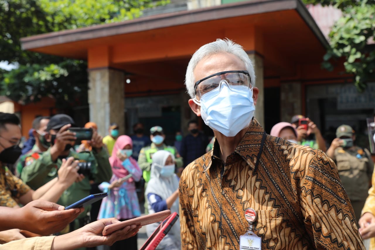 Gubernur Ganjar siap laksanakan PPKM Darurat di Jateng. (Foto: Dok Jateng)