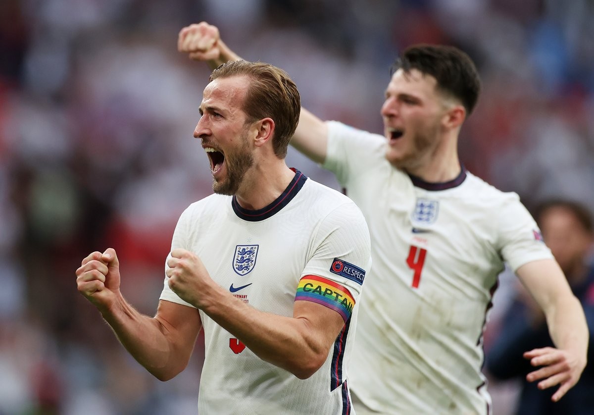 Harry Kane berhasil bawa Inggris menang 2-0 lawan Jerman. (Foto: UEFA)