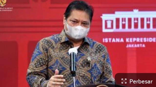 Menko Ekonomi Airlangga Hartarto (foto: Setpres)