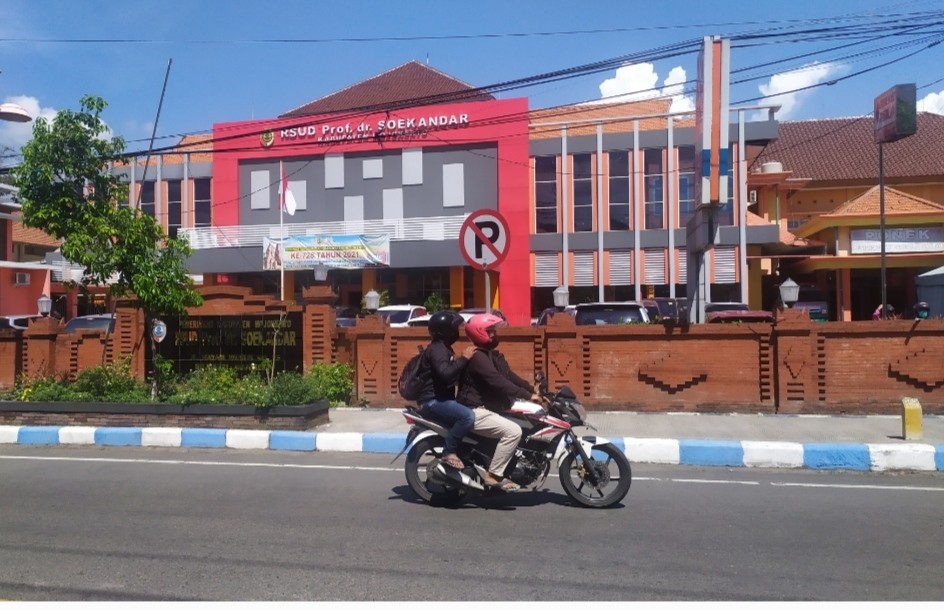 RSUD Prof Dr Soekandar Kecamatan Mojosari, Mojokerto.(Deni Lukmantara/Ngopibareng)