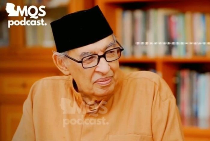 Prof Muhammad Quraish Shihab, pakar Tafsir Al-Quran. (Foto:  layar youtub)