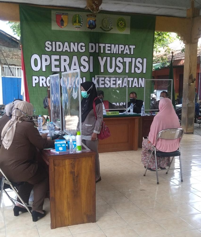 Sidang pelanggaran PPKM di Kota Pasuruan