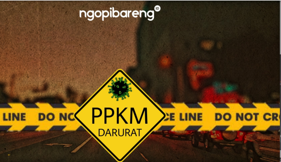 Ilustrasi PPKM Darurat