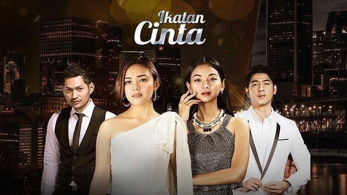 Poster sinetron Ikatan Cinta yang dibintangi artis Amanda Manopo dan aktor Arya Saloka. (Foto: Dok. RCTI)