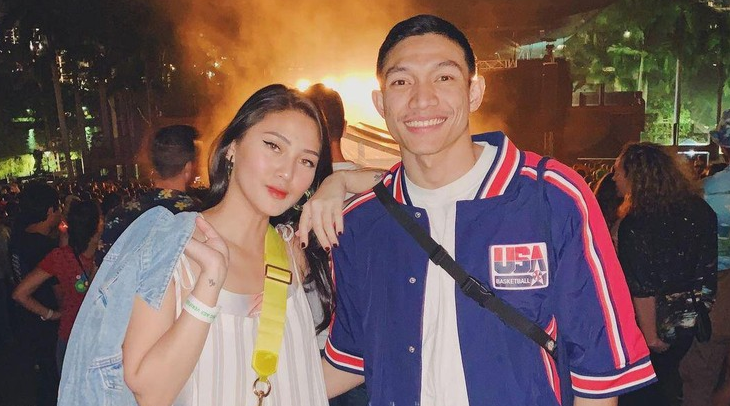 Pasangan Audi Pratama dan selebgram Rachel Theresia, anak dan menantu Menko Perekonomian sekaligus Ketua Komite Penanganan Covid-19 dan Pemulihan Ekonomi Nasional (KCPEN), Airlangga Hartarto. (Foto: Instagram)