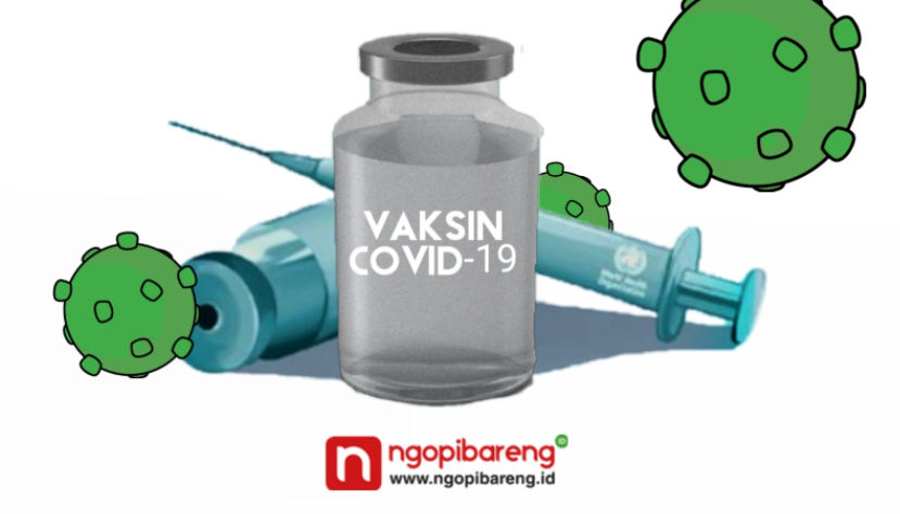 Ilustrasi vaksin Covid-19. (Grafis: Fa Vidhi/Ngopibareng.id)