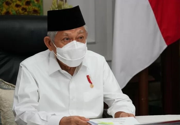 Wapres KH Ma'ruf Amin imbau umat muslim shalat Idul Adha di rumah saja. (Foto: Setwapres)