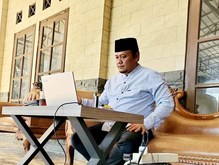 Plt. Ketua Umum Mahasiswa Ahlit Thariqah al-Mu'tabarah an-Nahdliyyah Dr. M. Hasan Chabibie. (Foto:Istimewa) .