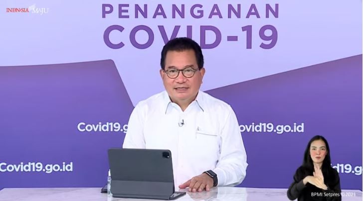 Koordinator Tim Pakar dan Juru Bicara Pemerintah untuk Penanganan COVID-19 Prof. Wiku Adisasmito konferensi pers lewat channel YouTube Sekretariat Presiden, 20 Juli 2021. (Foto: Tangkapan Layar)