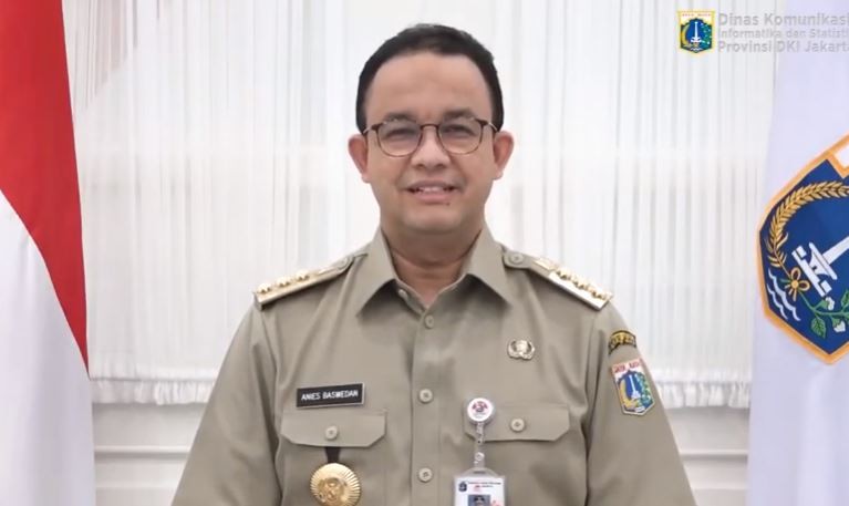 Gubernur DKI Jakarta Anies Baswedan menyampaikan doa dan ucapan Idul Adha yang kedua kalinya dilaksanakan dalam kondisi pandemi Covid-19. (Foto: Instagram)