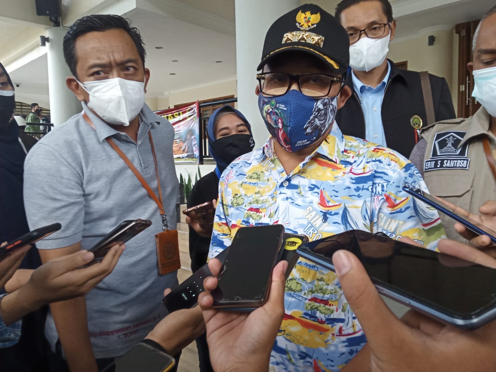 Walikota Malang, Sutiaji saat ditemui di Graha Cakrawala, Universitas Negeri Malang, Jawa Timur. (Foto: Lalu Theo/Ngopibareng.id)