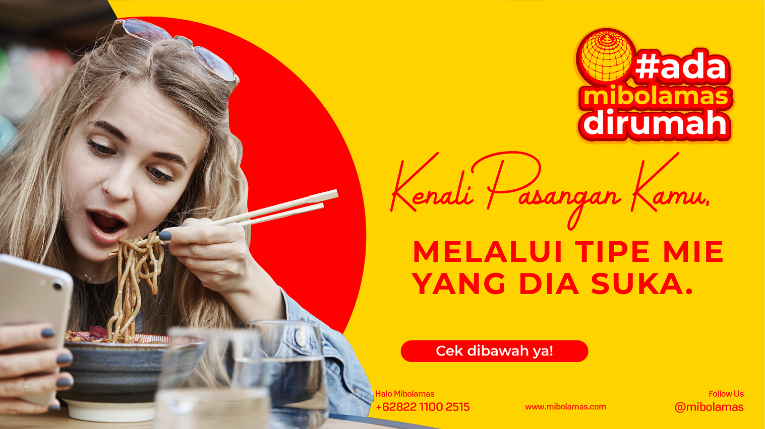 Kenali pasangan, melalui tipe mie yang dia suka