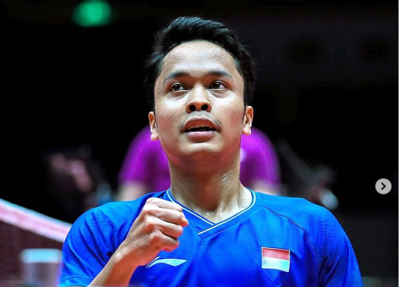 Anthony Sinisuka Ginting maju ke babak semifinal badminton di Olimpiade Tokyo 2020. Taufik Hidayat pun menyampaikan pesan dan tips di babak semifinal nanti. (foto: instagram)